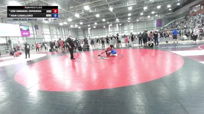 106 lbs 3rd Place Match - Jose Emmanuel Esperidion, Ono Kine Wrestling Club vs Ivan Caballero, NWWC