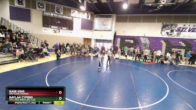 42 lbs Cons. Round 1 - Kase King, Box Elder Stingers vs Raylan Cypers, Stallions Wrestling Club