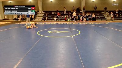 112-119 lbs 7th Place Match - Tatum Simmons, Norton Wrestling Club vs Carter Green, Norton Wrestling Club