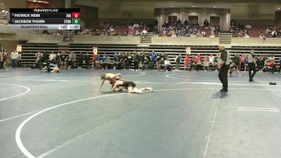 107 Championship Bracket Quarterfinal - Jackson Thorn, STMA vs Patrick Heim, Shakopee