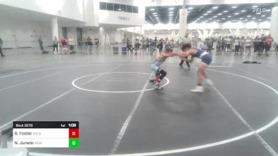 102 lbs Quarterfinal - Braiden Foster, Gold Rush Wrestling vs Noah Jurado, Desert Dogs WC