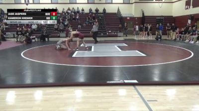 144 lbs Round 2 (3 Team) - Kameron Kremer, Independence vs Jase Jaspers, Mount Vernon