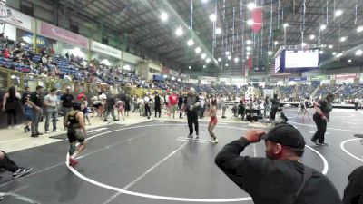 78 lbs Semifinal - Ross Leyba Lll, Valley Bad Boys vs Illianna Sailas, Black Fox Wrestling Academy