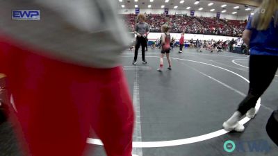 62-67 lbs Rr Rnd 5 - Ellaree Clemmer, Pauls Valley Panther Pinners vs Legend Koch, Duncan Demons