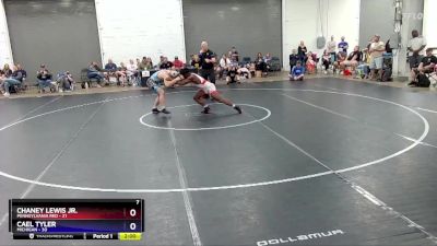 165 lbs Round 3 (8 Team) - Chaney Lewis Jr., Pennsylvania Red vs Cael Tyler, Michigan