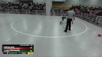126 lbs Champ. Round 3 - Tyler Misenheimer, Oklahoma vs Tristan Rios, Boneyard Wrestling Academy
