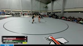 120 lbs Quarters & 1st Wb (16 Team) - Zeina Kachkouche, Frisco Wakeland (Girls) vs Vaughn Aden, Fort Worth Benbrook (Girls)