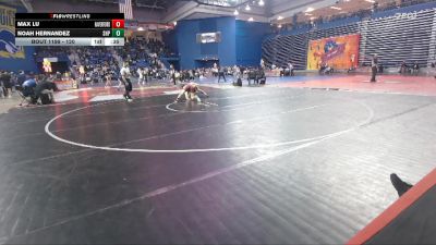 120 lbs Cons. Round 2 - Noah Hernandez, Seton Hall Prep vs Max Lu, Haverford School