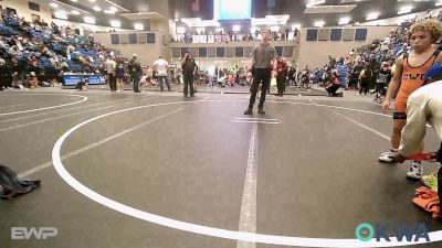 61 lbs Quarterfinal - Jasper Lockett Jr, Cowboy Wrestling Club vs Knox Williams, Perry Wrestling Academy