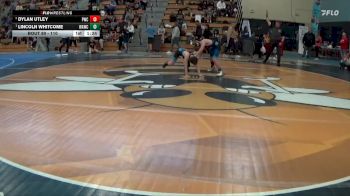110 lbs Round 4 - Lincoln Whitcome, Waverly Area Wrestling Club vs Dylan Utley, Pinnacle Wrestling Club