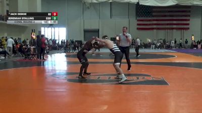 149 lbs Cons. Round 4 - Jeremiah Stalling, Bethany College vs Jack DeBoe, Mount Union