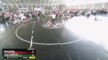 100 lbs Champ. Round 1 - Nash Johnston, Sanderson Wrestling Academy vs Uipa Matagi, Team Pride Academy