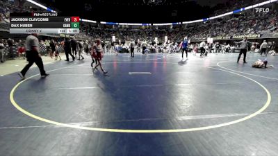 60 lbs Consy 2 - Jackson Claycomb, Everett vs Dax Huber, Cambria Heights