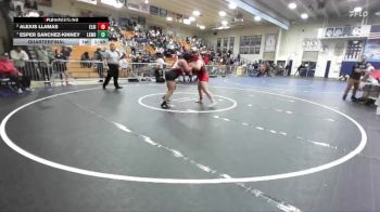 190 lbs Quarterfinal - Esper Sanchez-Kinney, Lakewood vs Alexis Llamas, Elsinore