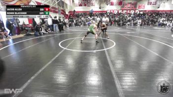 120 lbs Champ. Round 1 - Ronin Blackner, Capuchino vs Jacob Allen, Christopher