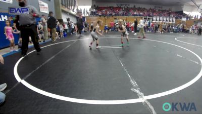 49 lbs Quarterfinal - Shepherd Hardin, Team Guthrie Wrestling vs River Coffelt, Bridge Creek Youth Wrestling