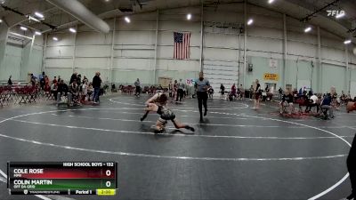 132 lbs Semifinal - Colin Martin, Off Da Grid vs Cole Rose, MPR