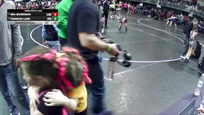 58 lbs Quarterfinal - Charlee Lane, Wolverine Youth Wrestling vs Mia Morrison, Chadron Junior Wrestling Club