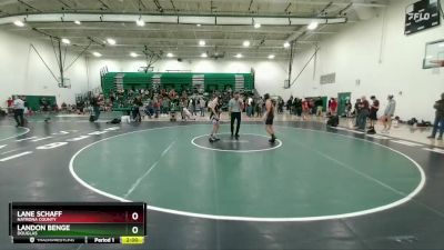 106 lbs Round 3 - Lane Schaff, Natrona County vs Landon Benge, Douglas