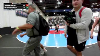 113 Boys Cons. Round 2 - Mateo Tsujimoto, Sage Creek vs Armando Nunez, Sweetwater