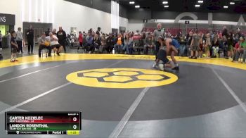119 lbs Quarterfinals (8 Team) - Carter Kozielec, Heat Lightning vs Landon Rosenthal, Team 922 (OH-PA)