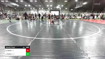 145 lbs Quarterfinal - Aidan Baker, Mayo Quanchi vs Jason Ballou, Smittys Barn