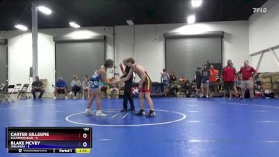 130 lbs Round 2 (6 Team) - Carter Gillespie, Colorado Blue vs Blake McVey, Arkansas