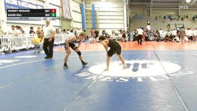 126 lbs Round Of 32 - Johnny Moraes, Smittys Barn - HSB vs David Hill, Team Shutt Weaver - HSB