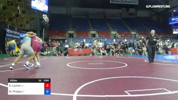 285 lbs Rnd Of 64 - Gavin Layton, Minnesota vs Mayson Phipps, Montana