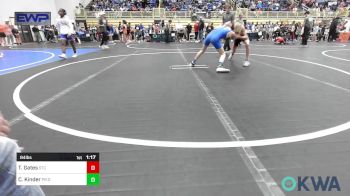 84 lbs Round Of 16 - Toren Gates, Sallisaw Takedown Club vs Calin Kinder, Piedmont