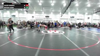 96 lbs Round Of 16 - Caleb Kuberry, OH vs Brycen Alber, MI