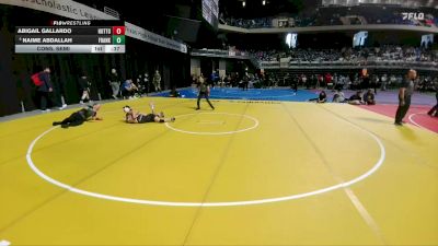 6A 114 lbs Cons. Semi - Naime Abdallah, El Paso Franklin vs Abigail Gallardo, Hutto