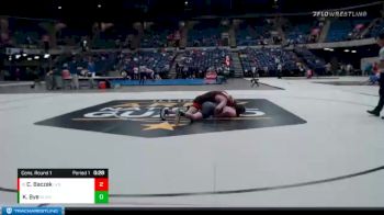 160 lbs Cons. Round 1 - Caleb Baczek, Libertyville vs Kenner Bye, Bloomington