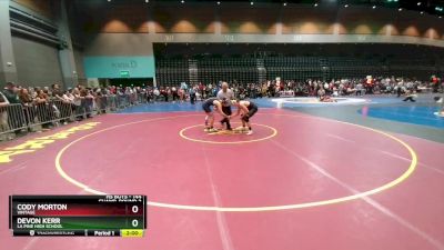 144 lbs Champ. Round 2 - Devon Kerr, La Pine High School vs Cody Morton, Vintage