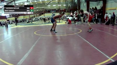 144 lbs Champ. Round 2 - Matt Dailey, Wyoming Seminary (PA) vs Jackson Butler, Bishop McCort