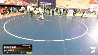 86 lbs Cons. Round 2 - Chase Headlee, IL vs Jack Jenkins, ND