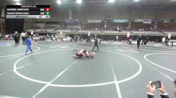 74 lbs 2nd Place - Gabriel Mercado, Duran Elite vs Julian Ruvalcaba, Garden City Wrestling Club