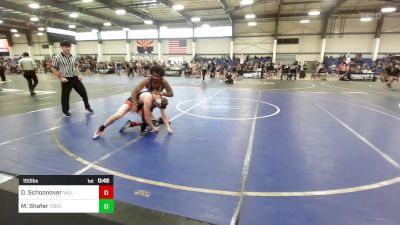 150 lbs Consi Of 8 #2 - Dallas Schoonover, Valley Vipers vs Makeen Shafer, Torotech