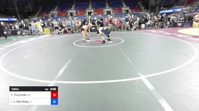 138 lbs Cons 32 #2 - Tyler Turzinski, MN vs Jason Worthley, UT