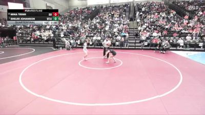 6A 100 lbs Quarterfinal - Shilee Johanson, Westlake vs Mina Trinh, Riverton