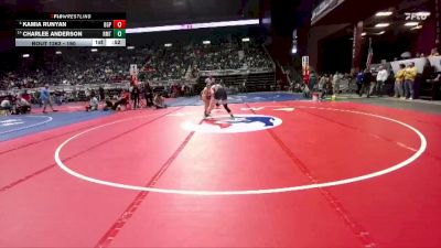 190 lbs Cons. Round 2 - Charlee Anderson, Rocky Mountain vs Kamia Runyan, Big Piney