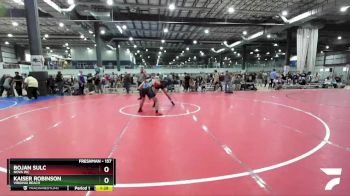 157 lbs Semifinal - Kaiser Robinson, Virginia Beach vs Bojan Sulc, NOVA WC