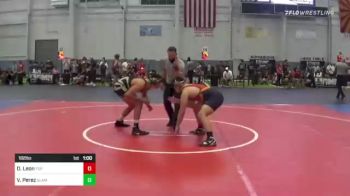 182 lbs Consi Of 4 - Dominick Leon, Top Dog WC vs Vincent Perez, Slammers