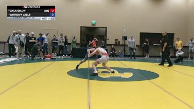126 lbs Champ. Rd Of 16 - Zack Dixon, South Side Wrestling Club vs Anthony Valls