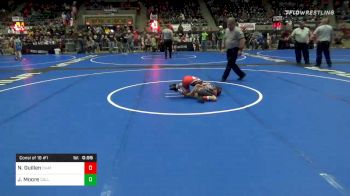 55 lbs Consolation - Nikkos Guillen, Chatfield Jr WC vs Jett Moore, Collinsville Cardinals