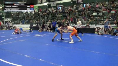 165 lbs Quarters - Chase Krantz, Big Game Wrestling Club vs Cael Weisskopf, Moyer Elite