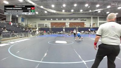 165 lbs 1st Place Match - Viviano Gutierrez, Merchant Marine vs Christopher Reddy, Ithaca