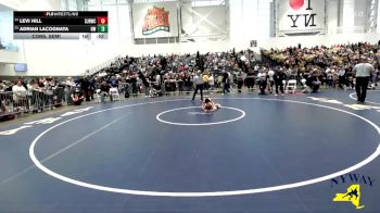 61 lbs Cons. Semi - Adrian Lacognata, HF-L Wrestling vs Levi Hill, Spencerport Jr Rangers Wrestling Club