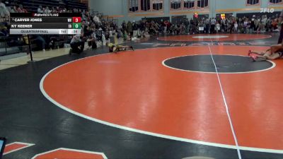 B-11 lbs Quarterfinal - Carver Jones, Wapsie Valley vs Ky Keener, Empire Academy