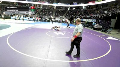 I-144 lbs Cons. Semi - Elijah Brown, Monroe-Woodbury vs Justin Reiss, Tappan Zee